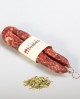 6,85 € Salsiccia cilentana con finocchietto - 200g sottovuoto - stagionatura 30 giorni - Salumi Tomeo