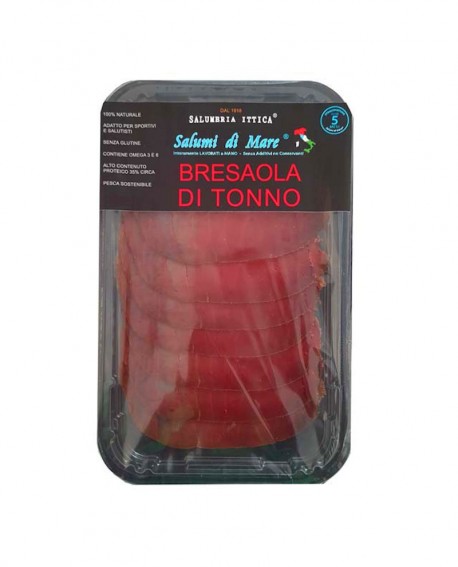 Affettato Bresaola di Tonno stagionata 5 mesi - skin 50g - Salumi di Mare